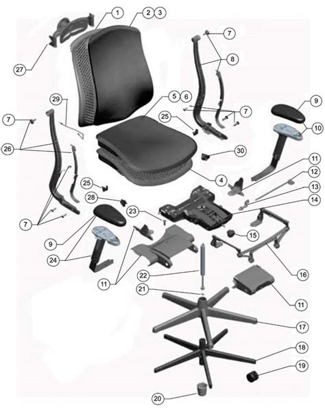 buy herman miller aeron chair parts|herman miller aeron parts diagram.